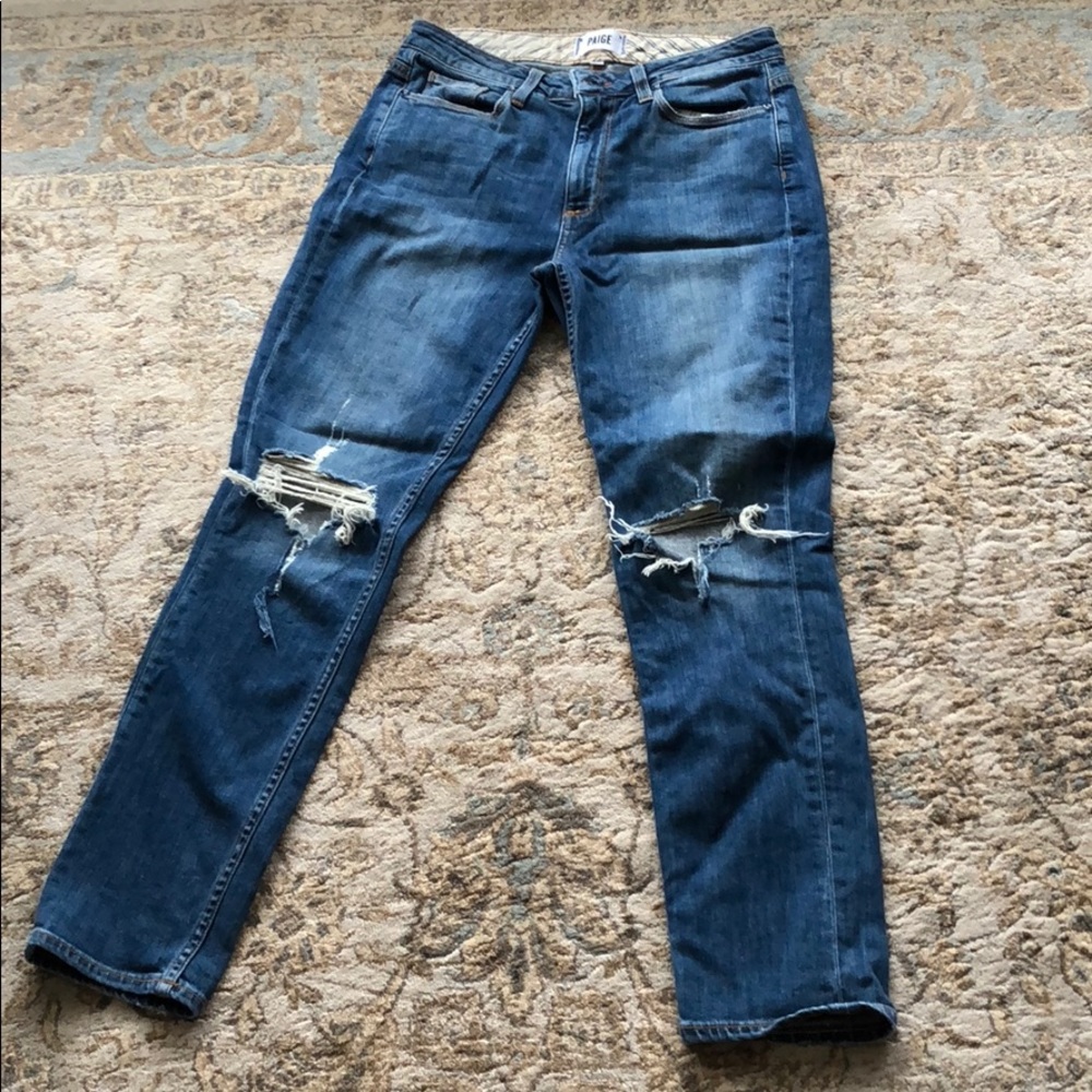 Paige Jeans - Carter Slim Distressed